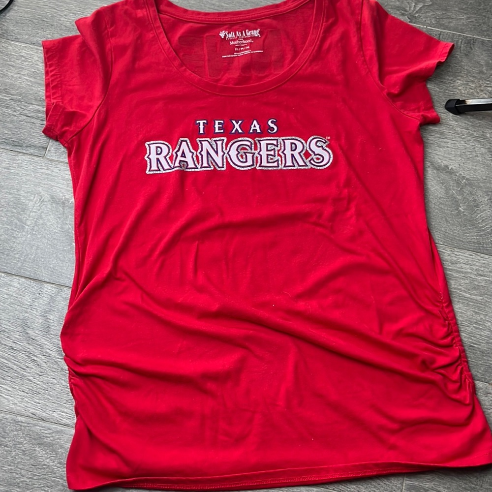 Texas rangers maternity shirt